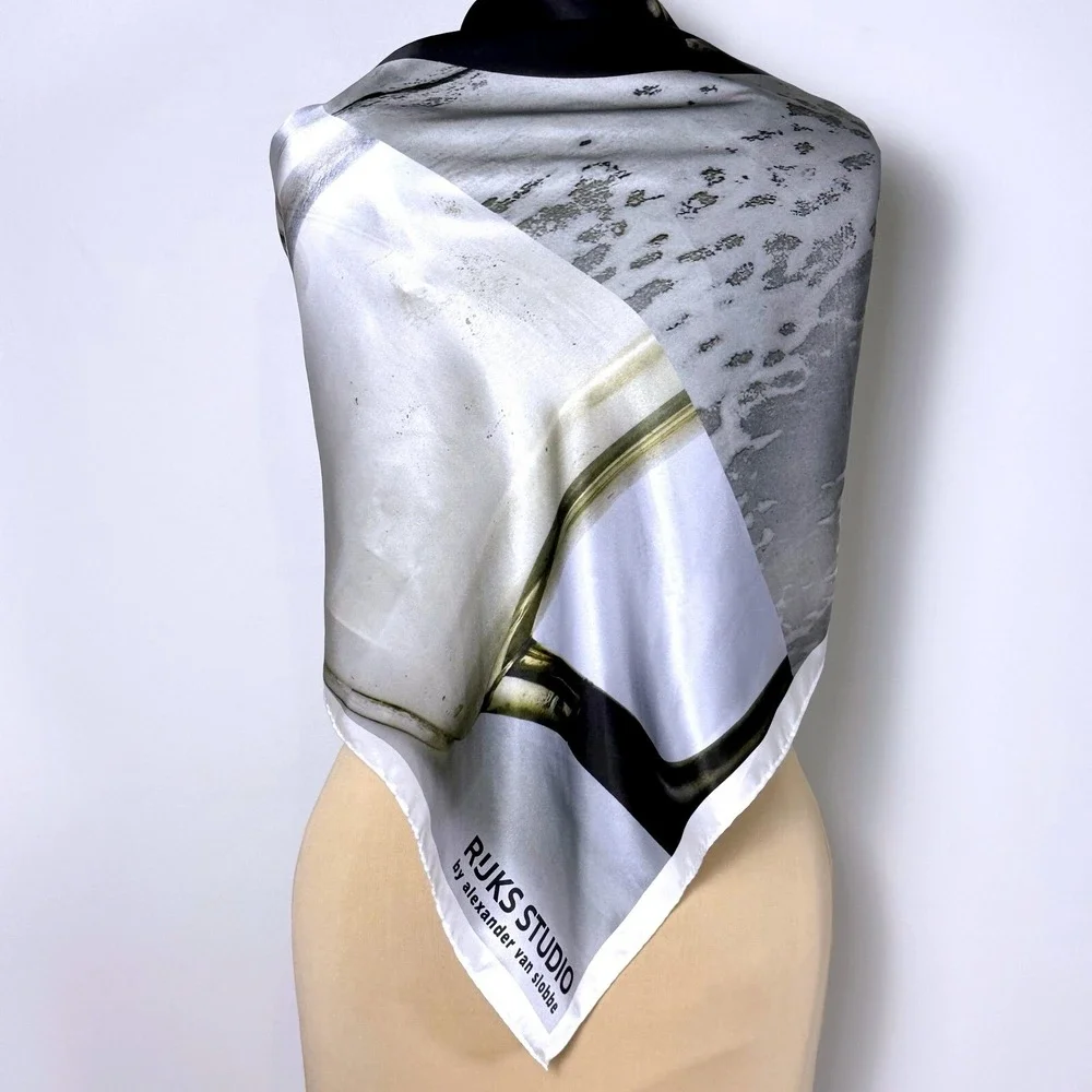Rijksmuseum Silk Scarf Alexander van‎ Slobbe Art Print Square 46